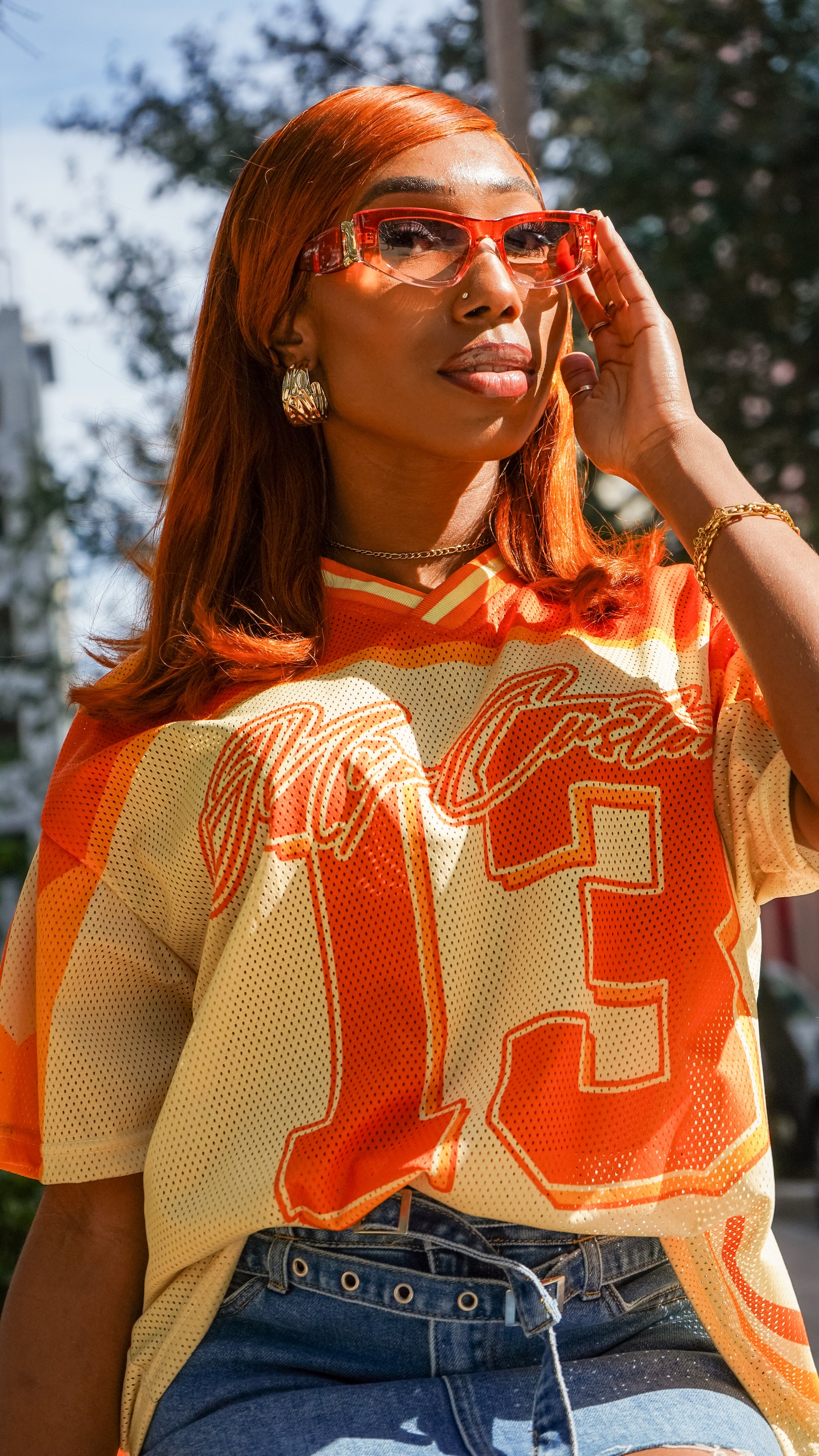 Football Jersey (Creamsicle)